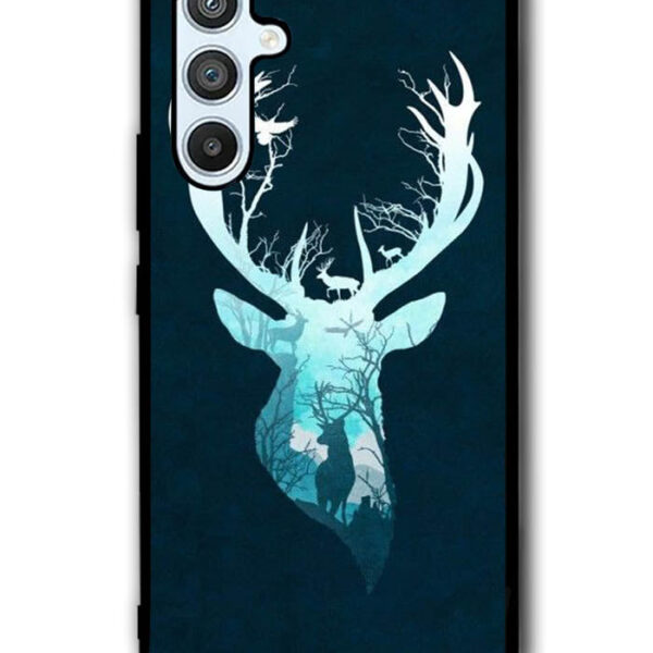 Deer Blue Winter Samsung Galaxy A54 5G Case CT10354