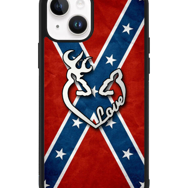 Deer Camo Love Rebel iPhone 15 Case CT5443