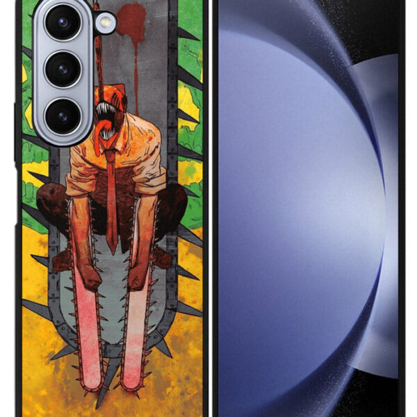 Denji Chainsaw Man Samsung Galaxy Z Fold 5 2023 5G Case CT8907