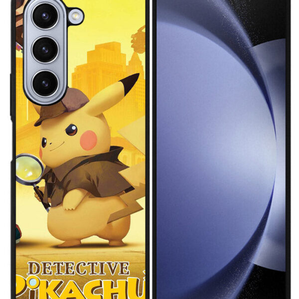 Detective Pikachu Samsung Galaxy Z Fold 5 2023 5G Case CT0487