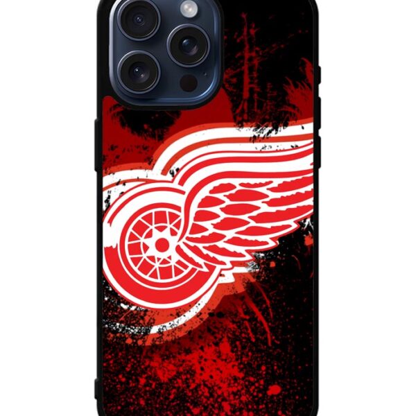 Detroit Red Wing Logo iPhone 15 Pro Max Case CT0155