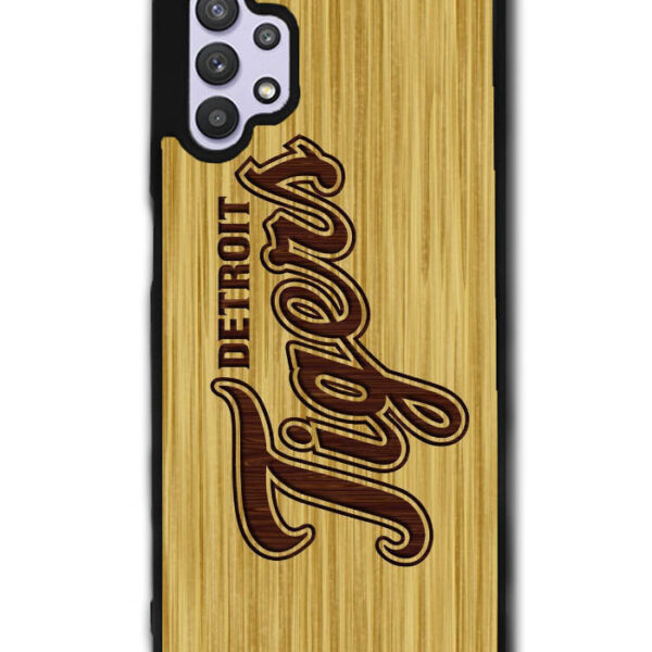 detroit tigers logo wood Samsung Galaxy A32 5G Case CT2926