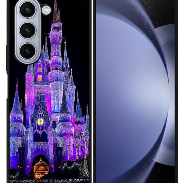 Disney Castle Night Lights Samsung Galaxy Z Fold 5 2023 5G Case CT0359