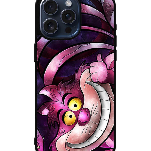 DISNEY CHESHIRE CAT STAINED GLASS iPhone 15 Pro Max Case CT0561