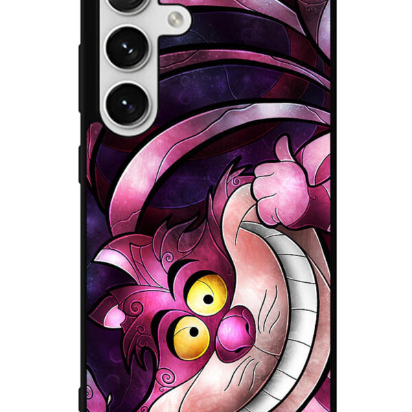 DISNEY CHESHIRE CAT STAINED GLASS Samsung Galaxy S24 5G Case CT0561