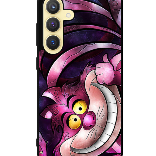 DISNEY CHESHIRE CAT STAINED GLASS Samsung Galaxy S24 Plus Case CT0561