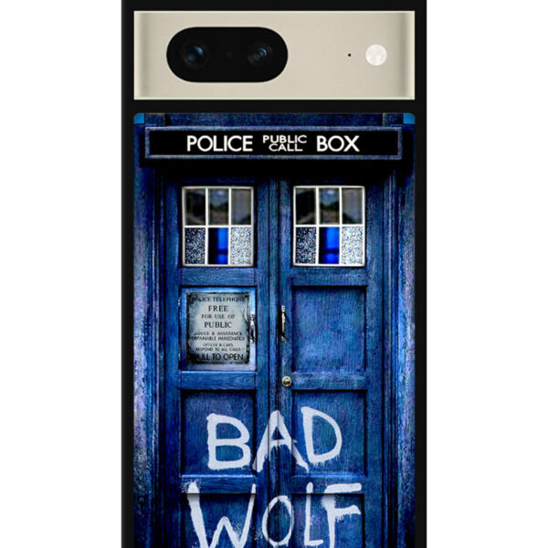 Doctor Who TARDIS Bad Wolf Blue Google Google Pixel 7 Case CT1212
