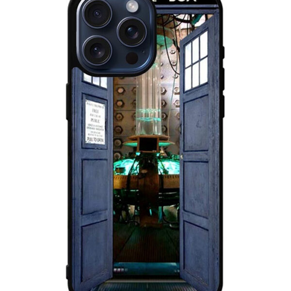 Doctor Who TARDIS Door Open iPhone 15 Pro Max Case CT1213