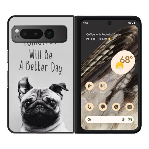 Dog Pug Google Pixel Fold CT1796