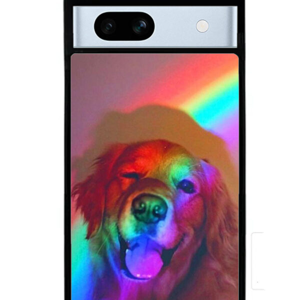 Dog Rainbow Light Google Pixel 7A Case CT6617