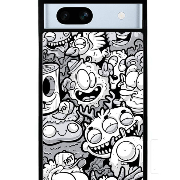 Doodle Art Cartoon Google Pixel 7A Case CT10361
