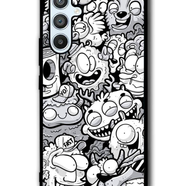 Doodle Art Cartoon Samsung Galaxy A54 5G Case CT10361