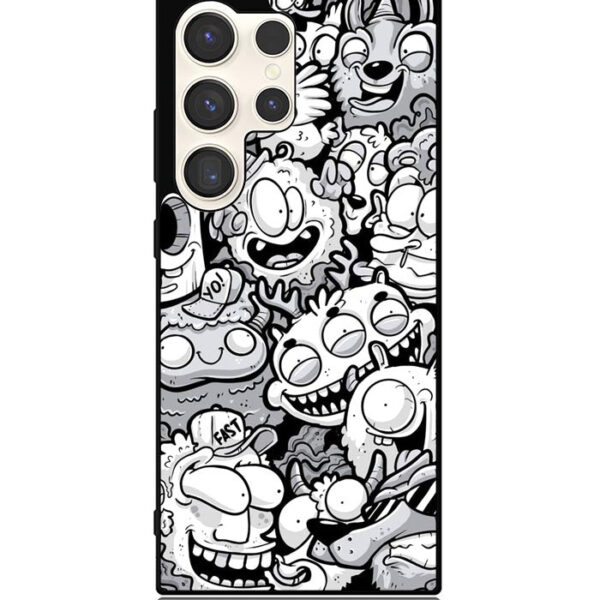 Doodle Art Cartoon Samsung Galaxy S24 Ultra Case CT10361