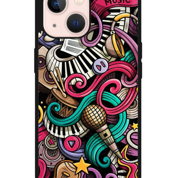 Doodles Music iPhone 13 Mini Case CT9483