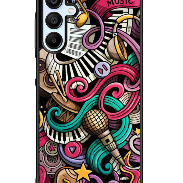 Doodles Music Samsung Galaxy A15 5G Case CT9483