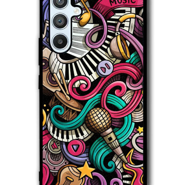 Doodles Music Samsung Galaxy A54 5G Case CT9483