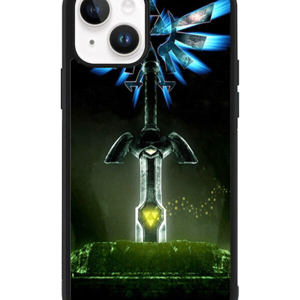 Eagle Triforce Black Legend of Zelda iPhone 15 Plus Case CT4824