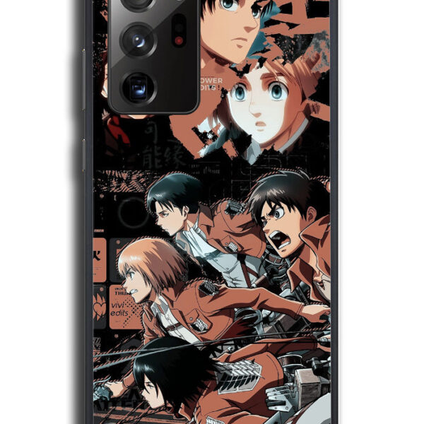 Eren Mikasa Attack On Titan Samsung Galaxy Note 20 Ultra Case CT7745