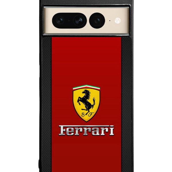 Ferrari Chrome Logo Google Pixel 7 Pro Case CT4831