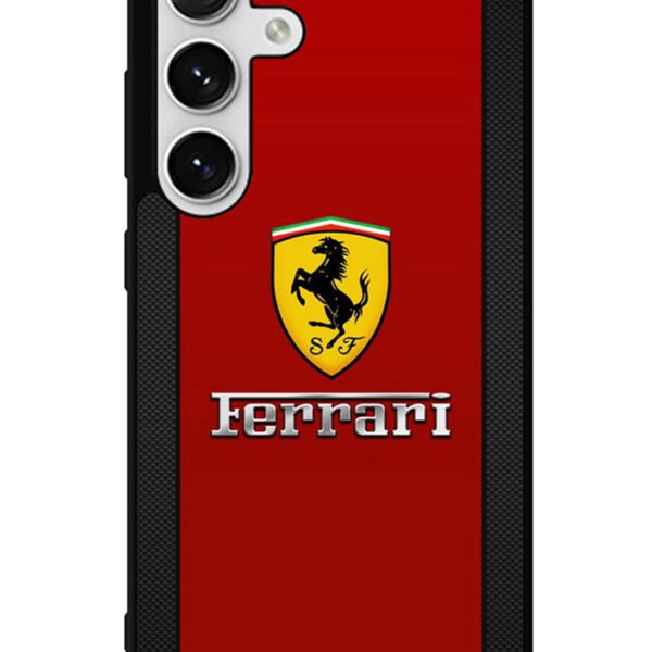 Ferrari Chrome Logo Samsung Galaxy S24 5G Case CT4831