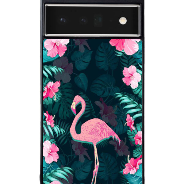 Flamingo And Flowers Google Pixel 6 Pro Case CT7720