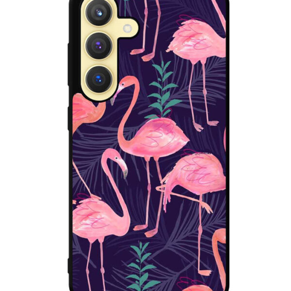 Flamingo Purple Pattern Samsung Galaxy S24 Plus Case CT4874
