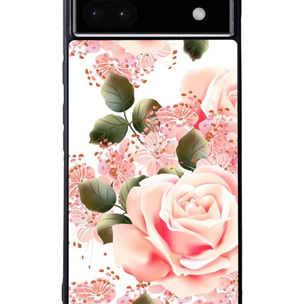 Flowers Pink Google Pixel 6A Case CT4922