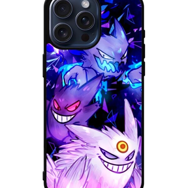 Gengar Sinister Pokemon iPhone 15 Pro Max Case CT1348