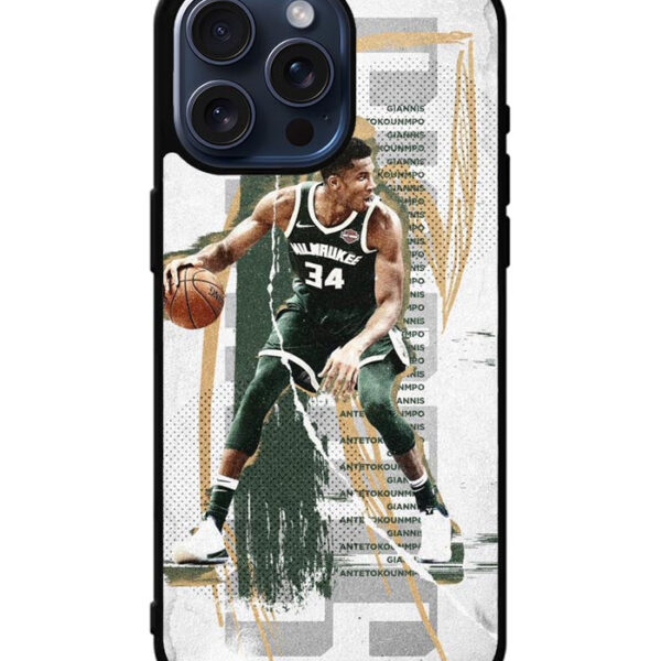 Giannis Antetokounmpo iPhone 15 Pro Max Case CT0041