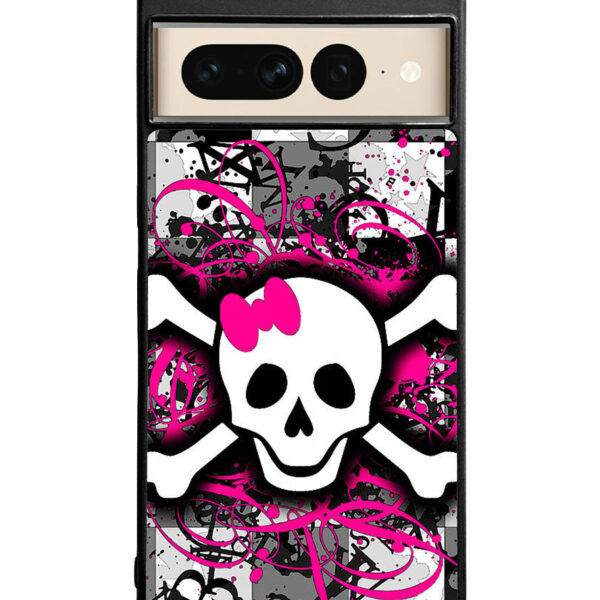 Girly Skull Google Google Pixel 7 Pro Case CT1516