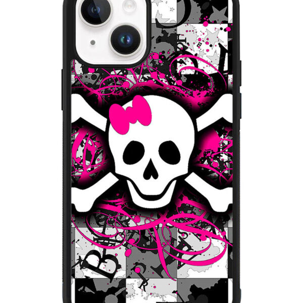 Girly Skull iPhone 15 Plus Case CT1516