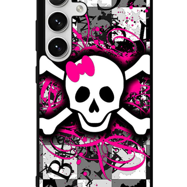 Girly Skull Samsung Galaxy S24 5G Case CT1516