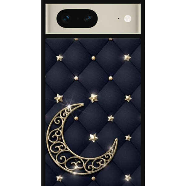 Golden Stars and Moon Google Pixel 7 Case CT4216
