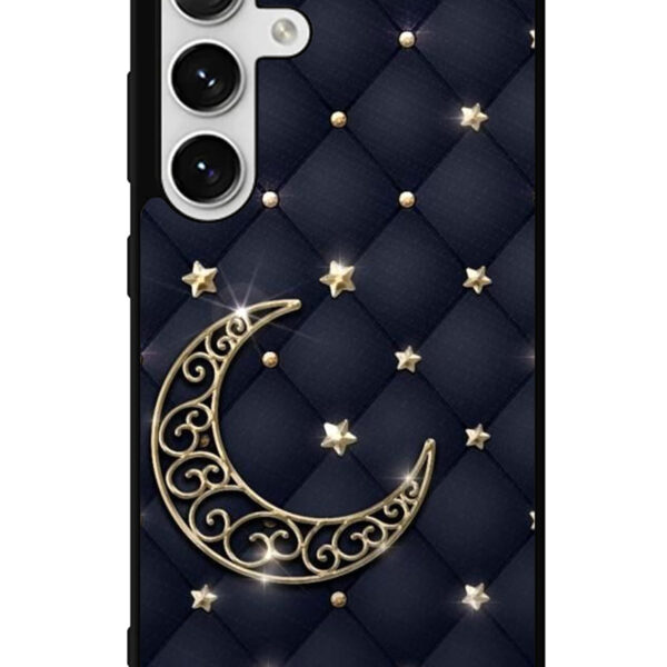 Golden Stars and Moon Samsung Galaxy S24 5G Case CT5905