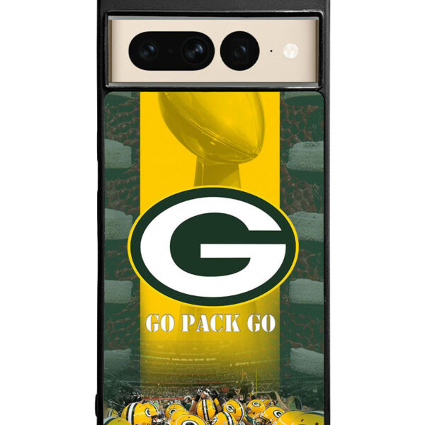 green bay packer wall border Google Pixel 7 Pro Case CT1093