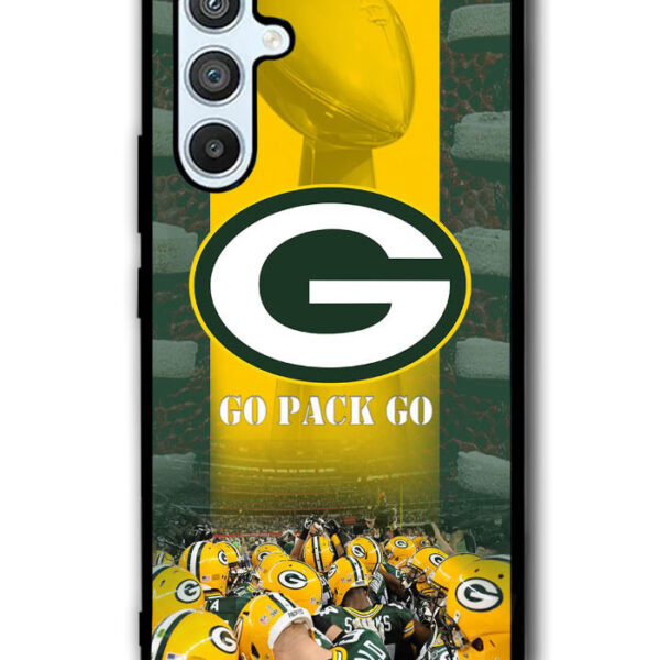 green bay packer wall border Google Samsung Galaxy A54 5G Case CT1093