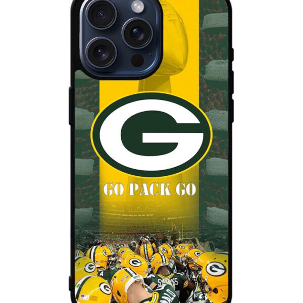 green bay packer wall border iPhone 15 Pro Max Case CT1093