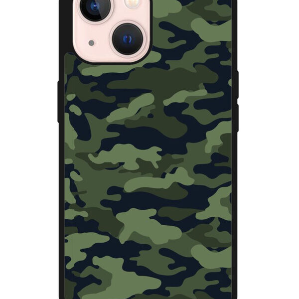 Green Camouflage iPhone 13 Mini Case CT8307