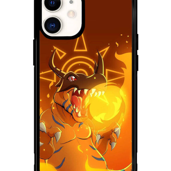 Greymon Digimon iPhone 12 Mini Case CT7675