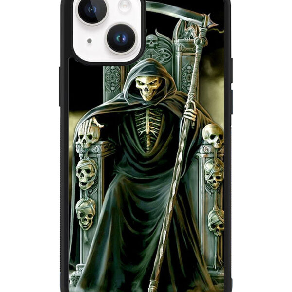 Grim Reaper Skeleton King iPhone 15 Plus Case CT0788