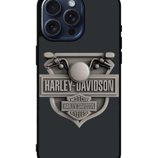 Harley Davidson 3D iPhone 15 Pro Max Case CT5095