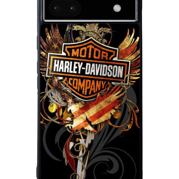 Harley Davidson American Flag Google Google Pixel 6A Case CT1411