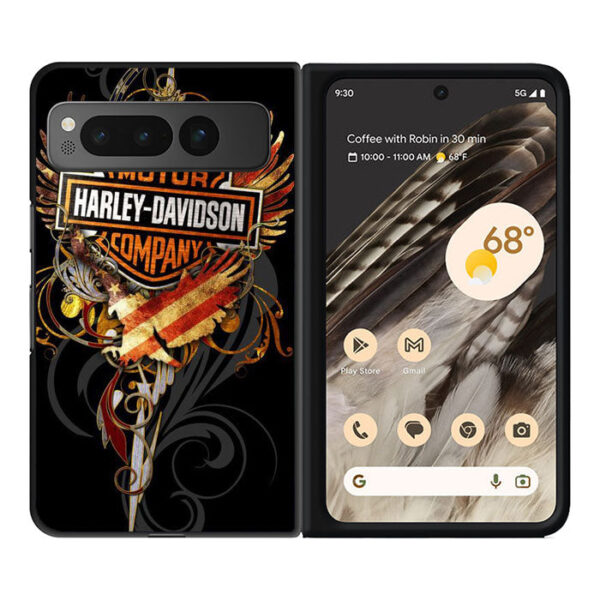 Harley Davidson American Flag Google Pixel Fold CT1411