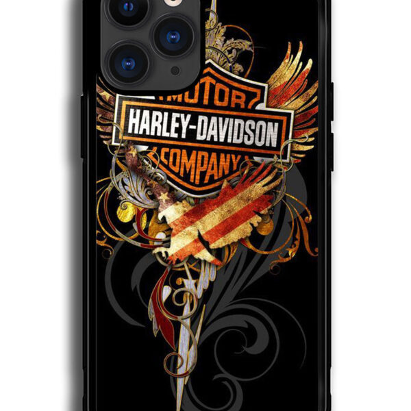 Harley Davidson American Flag iPhone 13 Pro Max Case CT1411