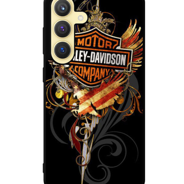 Harley Davidson American Flag Samsung Galaxy S24 Plus Case CT1411