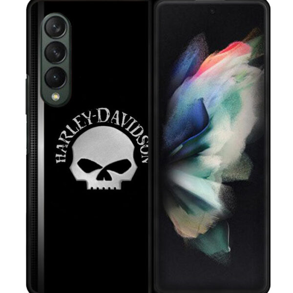 Harley Davidson Auto Piece Vertical Samsung Galaxy Z Fold 3 5G CT1816