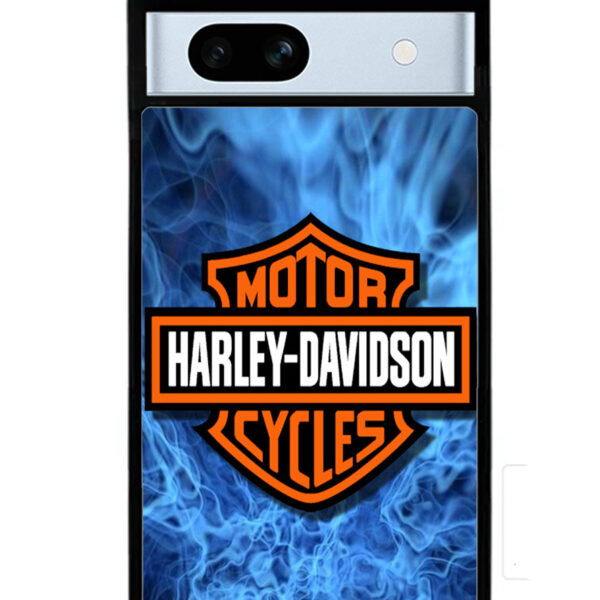 Harley Davidson Blue Flame Google Pixel 7A Case CT5088