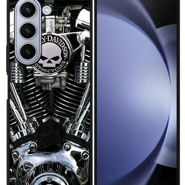 harley davidson engine Samsung Galaxy Z Fold 5 2023 5G Case CT1071