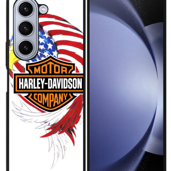 harley davidson Google Samsung Galaxy Z Fold 5 2023 5G Case CT1611