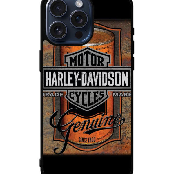 Harley Davidson Oil iPhone 15 Pro Max Case CT1863